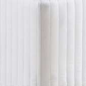 KOO Quilted Valance White King